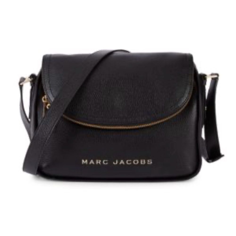 Marc Jacobs Groove Black Leather Large Crossbody Bag